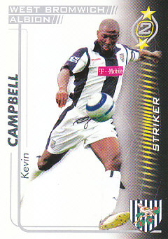 Kevin Campbell West Bromwich Albion 2005/06 Shoot Out #320